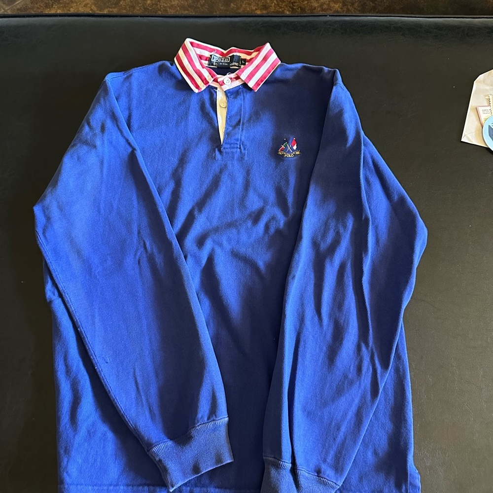 Men’s Polo by Ralph Lauren . Long sleeve polo shirt.